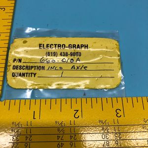 LOT DE 2 ARBRES D'AXE INCO ELECTRO-GRAPH 660-010A - Équipements et Pièces Semi-conductrices Globales de Confiance - Product Image 3