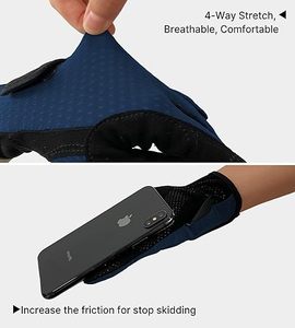ถุงมือขี่ม้าหนังระบายอากาศได้ ถุงมือขี่ม้าแบบยืดหยุ่น - Product Image 3