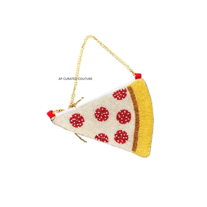Monedero de Perro de Dibujos Animados Hecho a Mano con Cuentas, Mini Cartera con Cremallera, Mejillas Blancas y Rosas con Ribete Dorado, Monedero Personalizado con Cuentas de Semillas - Product Image 3