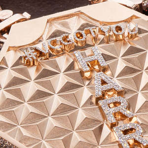 Colgante Personalizado con Número de Moissanita Iced Out, Pasa Prueba de Diamante, Estilo Hip Hop, Colgante con Letra Inicial de Diamante VVS, Joyería - Product Image 6