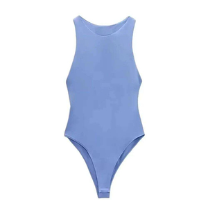 Hot Selling High Waist Backless Deep V Neck Spandex/Nylon Sports Bodysuits <b>Jumpsuits</b> Women Fitness Yoga <b>Workout</b> Running One - Product Image 4
