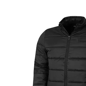 <b>Men's</b> <b>Black</b> Camouflage <b>Long</b> Puffer <b>Jacket</b> Stand Collar Zipper Closure Waterproof Windproof Polyester Wadding Winter Casual - Product Image 2