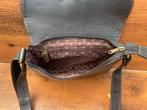 Sac à bandoulière en cuir de vache fait main de luxe pour femmes en cuir véritable pleine fleur grande capacité bandoulière sac à main Logo INS - Product Image 6