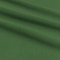 Tissu en molleton vert 58 pouces, tissé peigné uni, résistant aux plis, poids moyen 260 GSM, pour textiles de maison, pour filles et garçons