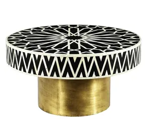 Luxury Coffee Table Mop Inlay Bone Inlay Coffee Table For Home Hotel Office Farm House With Best Quality Wholesaler From India