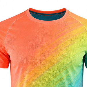 Ensemble de vêtements de sport pour hommes, t-shirt de course à pied, short athlétique, vêtements de sport pour la salle de sport, entraînement, vêtements de sport légers, respirants, en maille, séchage rapide - Product Image 3