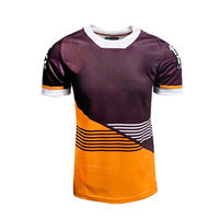 Conjuntos de Camisetas y Pantalones Cortos Deportivos Sublimados Personalizados de los Broncos, Transpirables, para Hombre, Camisetas de Entrenamiento, Sudaderas con Capucha, Liga de Rugby