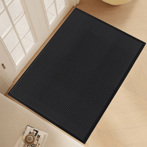 Tappeto Zerbino Commerciale Extra Lungo 90x150cm in PVC Composito Grigio Scuro Personalizzabile, Spessore 0.7cm, Resistente per Ingressi Commerciali - Product Image 1