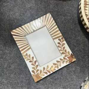 Modern Black and <b>Gold</b> Metal Inlay Picture <b>Frame</b> Geometric Tabletop Photo <b>Frame</b> Wholesale Custom Desktop Art <b>Frame</b> - Product Image 5