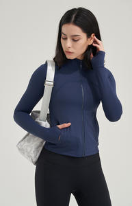 2024 nueva ropa de Otoño Invierno para adultos de manga larga Mujer Yoga deportes Top chaqueta Fitness Wear - Product Image 4