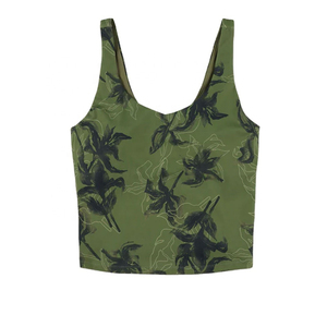 Top Corto Acanalado Casual de Estilo Urbano para Mujer, Nuevo, de Alta Calidad, Mezcla de Poliéster y Algodón, Cuello Redondo, Sin Mangas, Estilo Racerback - Product Image 6