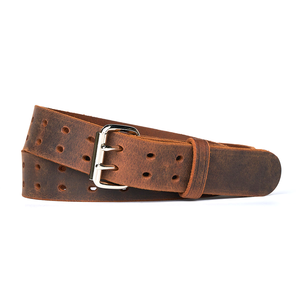Ceinture en cuir de vachette pour homme, design tendance, finition lisse, boucle en métal, ceinture de bureau - Product Image 5