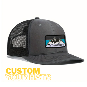 Casquette Trucker 6 Panneaux en Gros de l'Usine du Vietnam, Broderie de Logo Personnalisé, Dos en Maille, Visière Courbée Rigide, Snapback, Gorras - Product Image 1