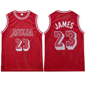 Camiseta de Baloncesto para Hombre al por Mayor, de Secado Rápido, de Poliéster, Ropa Deportiva para Equipos, Lista para Enviar - Product Image 5