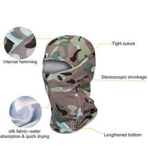 Masque de ski uni, sans motif, à un trou, en polyester 100%, unisexe, pour adultes, personnalisable pour homme. - Product Image 5