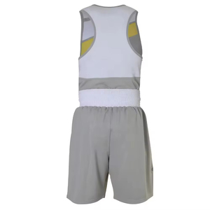 Conjunto de Chaleco y Pantalones Cortos de Boxeo, 100% Poliéster, Uniformes de Boxeo Unisex al por Mayor, Uniformes de Kick Boxing Personalizados Lisos - Product Image 2