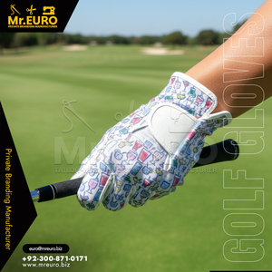 Custom Cocktail Print Pattern Golf <b>Gloves</b> Sublimated Sports <b>Moisture</b>-Wicking Breathable Non-Slip Cabretta Leather Unisex - Product Image 3