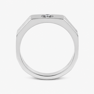 Anillo de Cóctel AMBER JEWELS con Diseño de Hoja Moderna, Diamante Cultivado en Laboratorio, Chapado en Oro de 14K, Engaste de Puntas, Certificado IGI, Unisex, Estilo Hip Hop - Product Image 4
