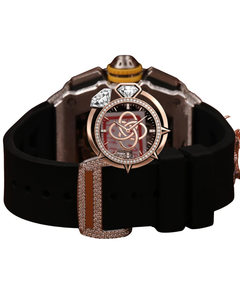 Montre Hip Hop en Moissanite pour Homme, entièrement sertie de pierres VVS, montre-bracelet de luxe - Product Image 4