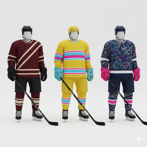 Uniforme de Hockey sobre Hielo Personalizado con Nombre de Equipo, Serie Power Invierno 2026 |   Camisetas Personalizadas con Transferencia de Calor |   Camiseta Ligera Premium para Hombre - Product Image 4