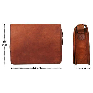 Service OEM, dernier design, sacs pour ordinateur portable en cuir uni pour hommes, prix bas, sacs pour ordinateur portable 100% cuir véritable - Product Image 5