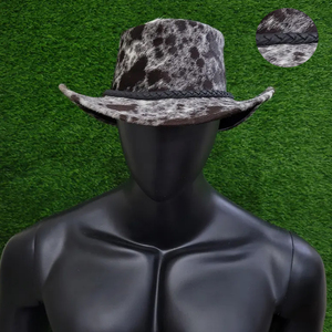Último Diseño, Precio Bajo, Sombreros de Cuero Vacuno de Moda en Venta, Material de Alta Calidad con Logotipo Personalizado, Sombreros de Cuero Vacuno en Diferentes Tallas - Product Image 4