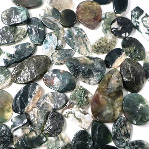 Haute qualité naturelle mousse Agate Druzy cristal Cabochon conceptions uniques bijoux en pierres précieuses polies pour pierres précieuses en vrac faisant agate - Product Image 5