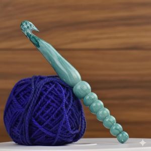New Style Resin Crochet <b>Hook</b> <b>Tools</b> With Unique Patterns For Craft Enthusiasts And Professional Knitting Needs - Product Image 3