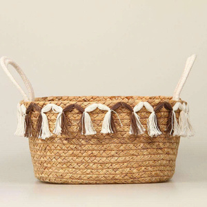 Best Choice Vietnam <b>Woven</b> Seagrass Eco-Friendly Durable <b>Baskets</b> for Storage Natural <b>Basket</b> Handle Organizer Home Decor - Product Image 3