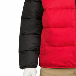 Custom Logo Puffer <b>Jacket</b> Two-Tone Outdoor Padded Outerwear Contrast Color Winter Coated High Quality Polyester <b>Jacket</b> For Men - Product Image 4