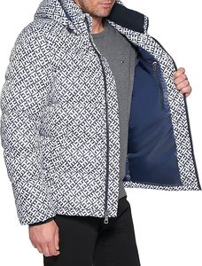 Hot Selling Hooded Men Puffer <b>Jacket</b> Casual Wear New Design Adults Sizes Breathable Eco-Friendly Reversible Wholesale Custom - Product Image 3