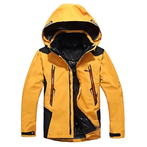 Chaqueta Unisex con Capucha, Acolchada, Cortavientos, con Cierre de Cremallera, Lista para el Invierno, Tejido de Poliéster/Algodón, Alta Visibilidad, Lavable - Product Image 5