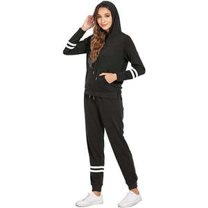 Ensemble jogging unisexe avec logo personnalisé, sweat-shirts et pantalons de survêtement pour femmes, ensemble 2 pièces, sweat-shirts et pantalons de survêtement à prix abordable - Product Image 1