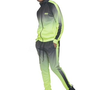 Conjuntos Deportivos Sublimados al por Mayor, Cómodos, Transpirables, Casuales, con Cierre, 100% Poliéster, Ligeros, para Correr, para Hombre - Product Image 1