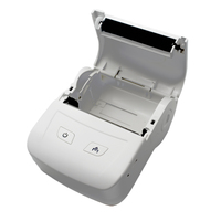 Impresora de Etiquetas Térmicas Portátil BRIGHTEK WH-M22 de 80 mm, USB/Negro y Blanco, Compatible con Códigos de Barras 1D/2D, Alta Velocidad