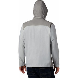 Blouson bomber extensible personnalisé |   Vêtement d'extérieur athlétique léger et respirant à capuche avec fermeture éclair sur le devant pour la course et l'entraînement en hiver - Product Image 2