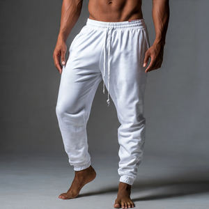 Pantalon de jogging pour homme, coupe classique, respirant, écologique, polyester/coton, poids lourd, vêtements de sport d'hiver - Product Image 3