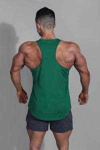 Camiseta sin mangas de punto de alta calidad, talla grande, informal, transpirable, para hombre, con logotipo personalizado y diseño de culturismo - Product Image 2