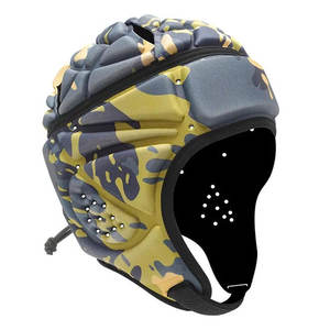 Casque de rugby américain de haute qualité en gros, casque rembourré souple pour la protection des uniformes de football américain - Product Image 1