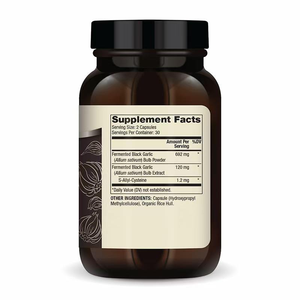 Cápsulas de Ajo Negro Fermentado OEM, 60 Cápsulas, 692 mg, Ajo Negro Fermentado, Apoyo para la Salud Inmunológica y Cardíaca - Product Image 2