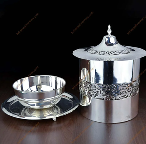 Base de latón con forma de estrella de cinco puntas para el soporte del Diya Akhand, para el templo del hogar, disponible a precios de mayorista. - Product Image 6
