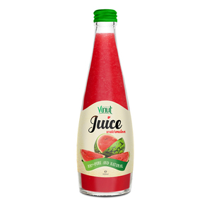 Bouteille en verre de 330 ml, jus de pastèque pur et naturel, fabricant de boissons OEM ODM, marque privée - Product Image 1