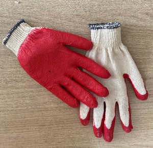 Vietnamese Natural <b>Latex</b> Cut-Resistant Full Coverage Ambidextrous Medium Thickness Knitted Design Pull-On Gardening <b>Gloves</b> - Product Image 6