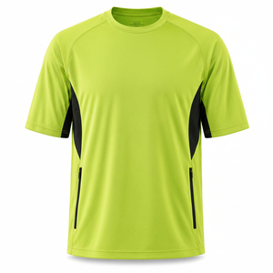 T-shirt de performance pour homme personnalisé pour le pickleball, avec empiècements en maille respirante pour une circulation d'air améliorée, athlétique, séchage rapide, pour l'intérieur - Product Image 1