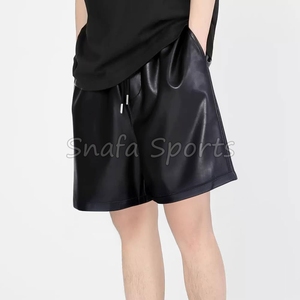 กางเกงขาสั้นหนังคุณภาพสูงสั่งทำโลโก้ได้ ราคาถูก ระบายอากาศได้ดี ดีไซน์สากล ขั้นต่ำในการสั่งซื้อน้อย มีจำหน่าย - Product Image 2