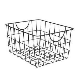 Durable Quality Best Selling Wire Fruit <b>Basket</b> Decorative Black Finished Luxury <b>Rectangular</b> Tabletop Decorative <b>Storage</b> <b>Basket</b> - Product Image 5