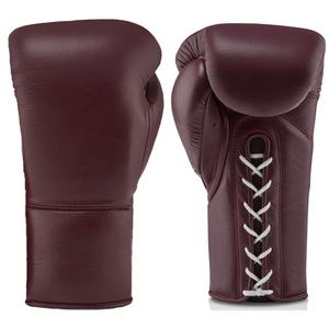 Guantes de boxeo con Logo personalizado impreso, guantes de cuero profesional para entrenamiento y lucha - Product Image 6