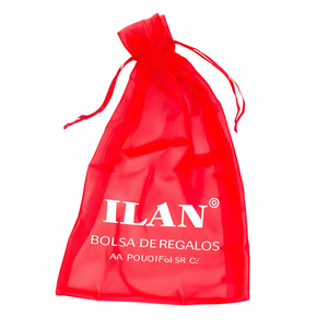 Sacchetto Regalo in Organza Ilan 6,5x28 Cm Rosso per Confezioni Regalo e Bomboniere - Product Image 1