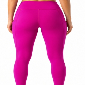 Leggings de yoga pour femmes sur mesure, qualité supérieure, taille haute, tissu extensible prêt à porter, séchage rapide, fabrication sur mesure, qualité export - Product Image 2