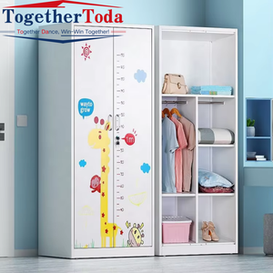 <span class=keywords><strong>Armadio</strong></span> Guardaroba in Metallo Personalizzabile con Due <span class=keywords><strong>Ante</strong></span> Scorrevoli, Grande Capacità di Stoccaggio <span class=keywords><strong>per</strong></span> Camera da Letto - Product Image 5